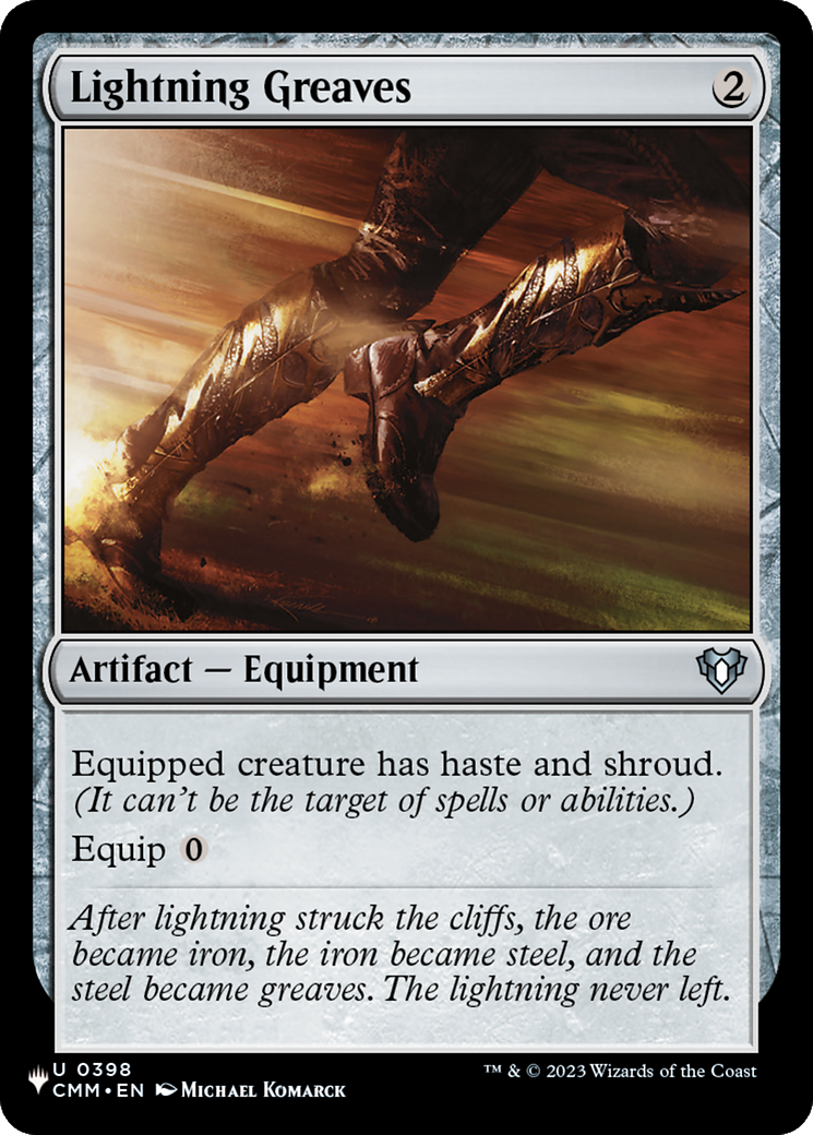 Lightning Greaves (CMM) [The List] | PLUS EV GAMES 