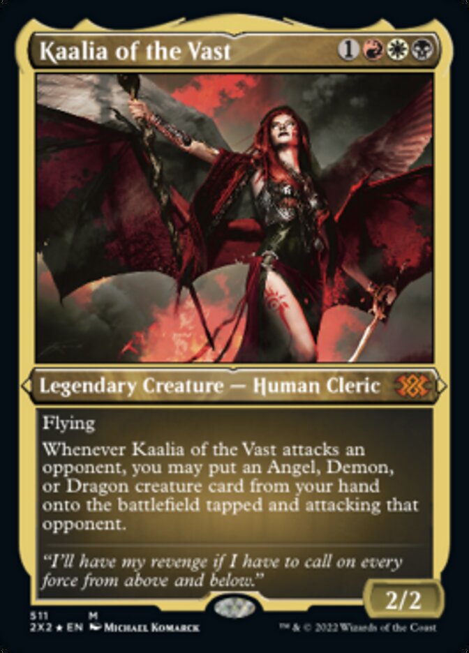 Kaalia of the Vast (Foil Etched) [Double Masters 2022] | PLUS EV GAMES 