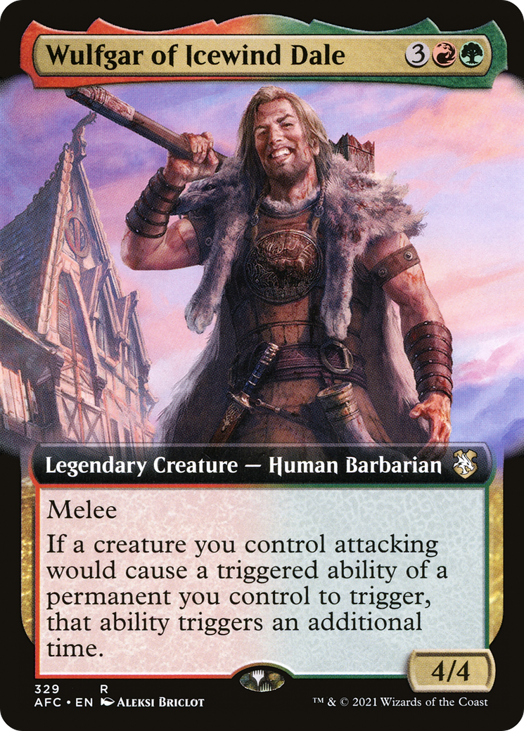 Wulfgar of Icewind Dale (Extended) [Dungeons & Dragons: Adventures in the Forgotten Realms Commander]