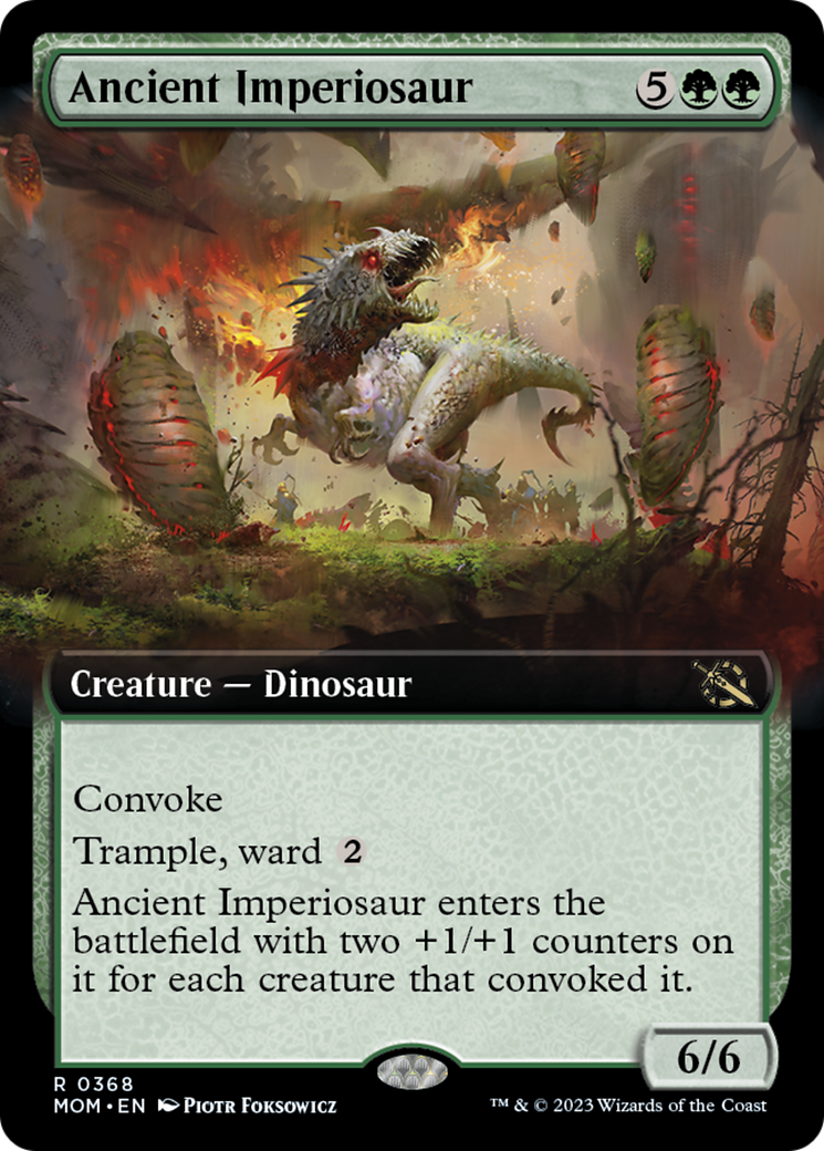 Ancient Imperiosaur (Extended Art) [March of the Machine] | PLUS EV GAMES 