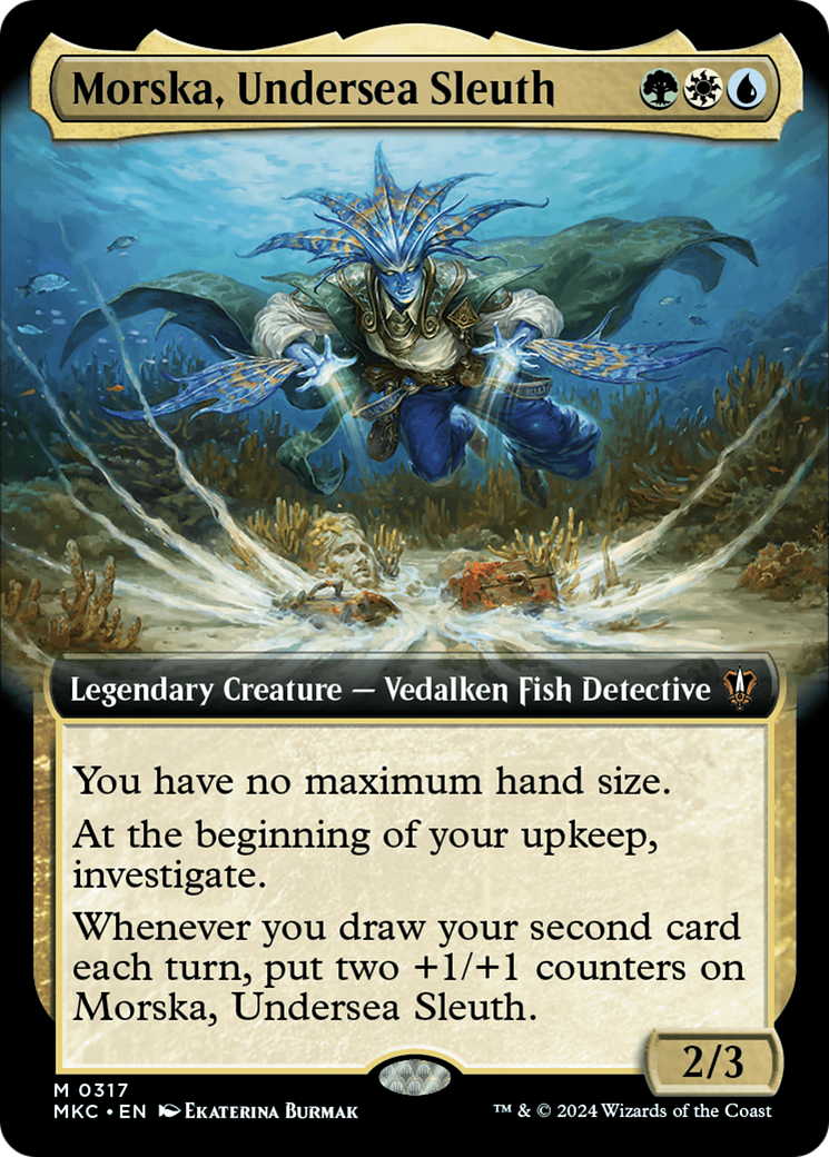 Morska, Undersea Sleuth (Extended Art) [Murders at Karlov Manor Commander] | PLUS EV GAMES 
