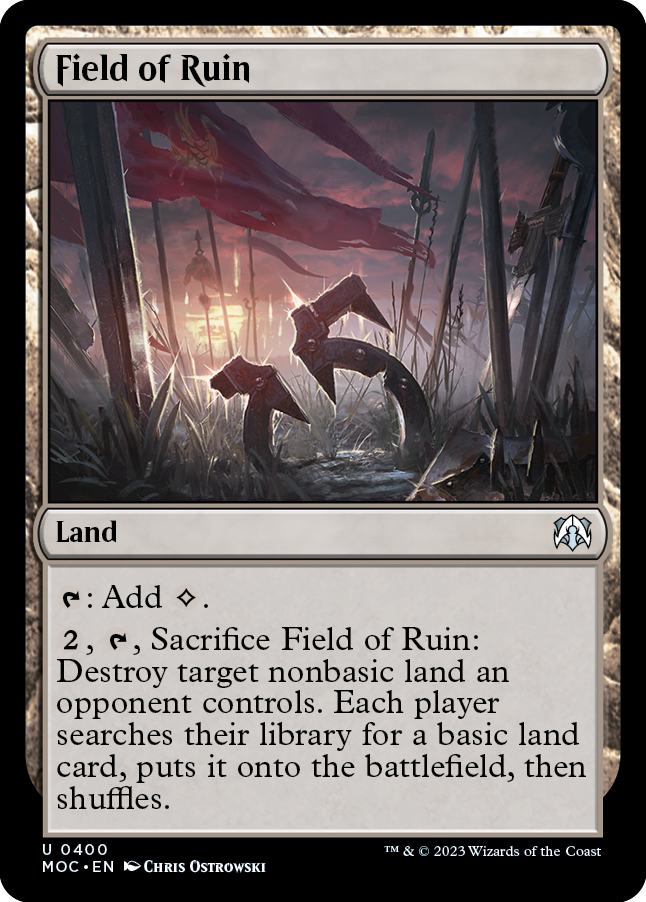 Field of Ruin [March of the Machine Commander] | PLUS EV GAMES 