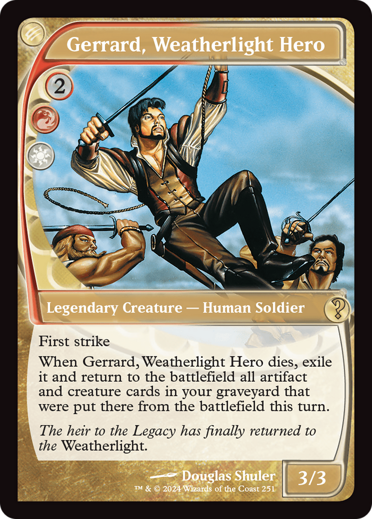 Gerrard, Weatherlight Hero (Future Sight) [Mystery Booster 2] | PLUS EV GAMES 