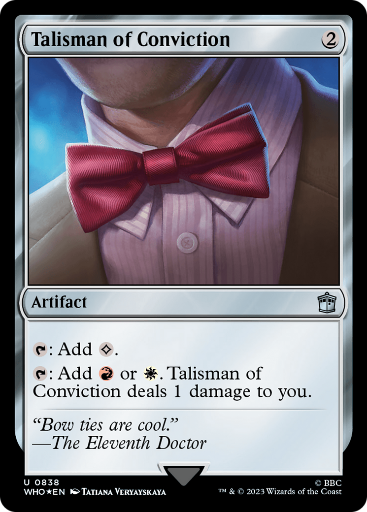 Talisman of Conviction (Surge Foil) [Doctor Who] | PLUS EV GAMES 