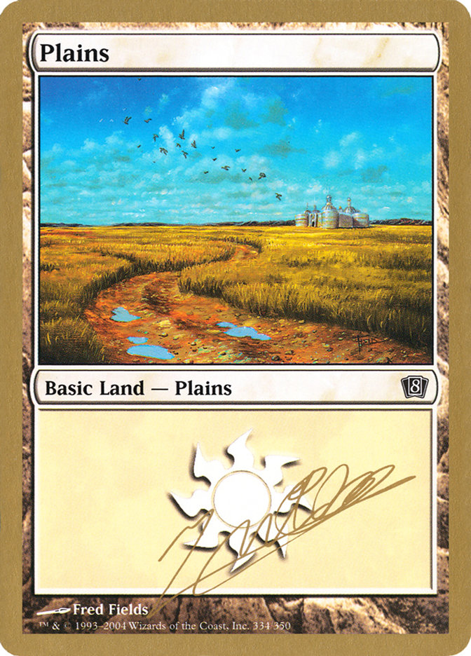 Plains (jn334) (Julien Nuijten) [World Championship Decks 2004] | PLUS EV GAMES 