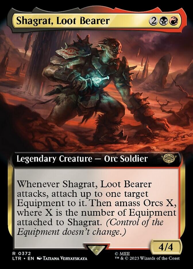 Shagrat, Loot Bearer (Extended Art) [The Lord of the Rings: Tales of Middle-Earth] | PLUS EV GAMES 