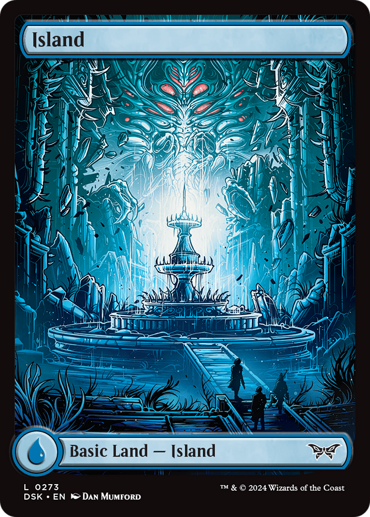 Island (273) - Full Art [Duskmourn: House of Horror] | PLUS EV GAMES 