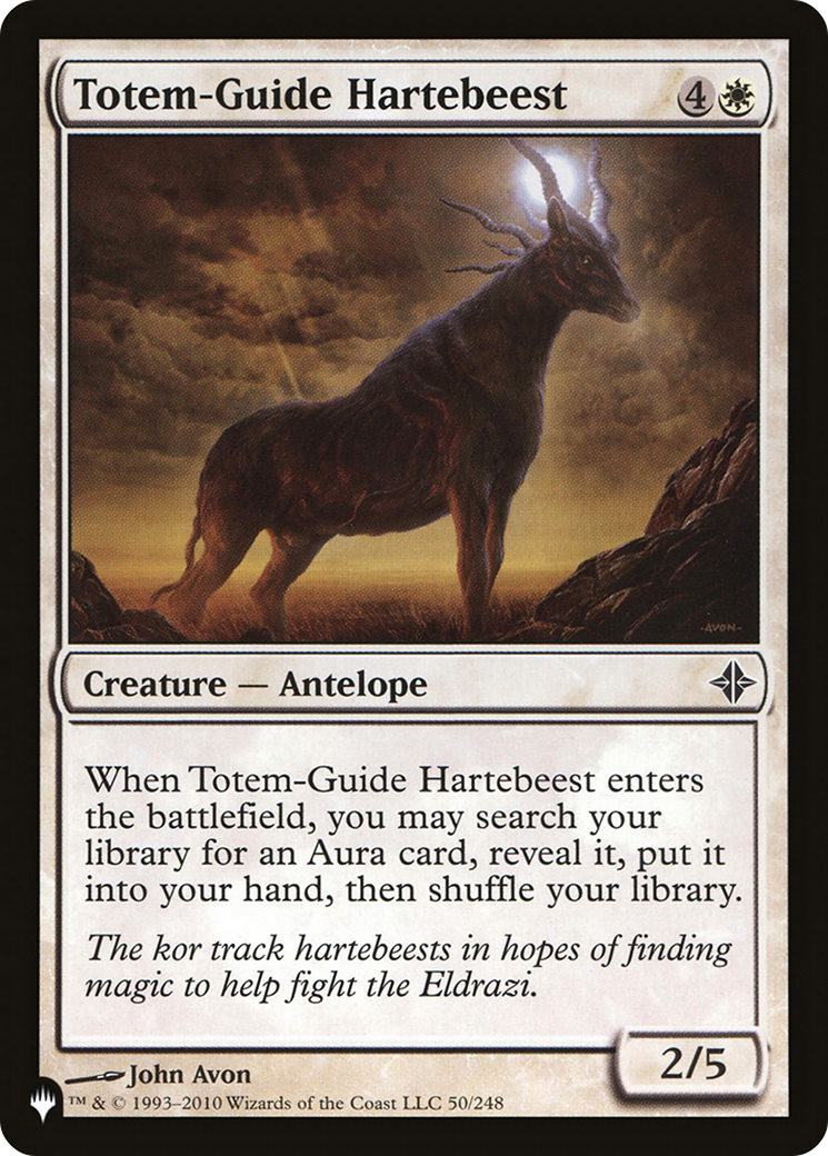 Totem-Guide Hartebeest [The List Reprints] | PLUS EV GAMES 