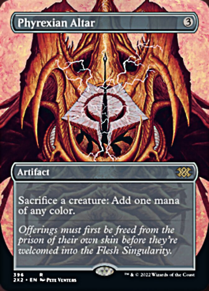 Phyrexian Altar (Borderless Alternate Art) [Double Masters 2022] | PLUS EV GAMES 