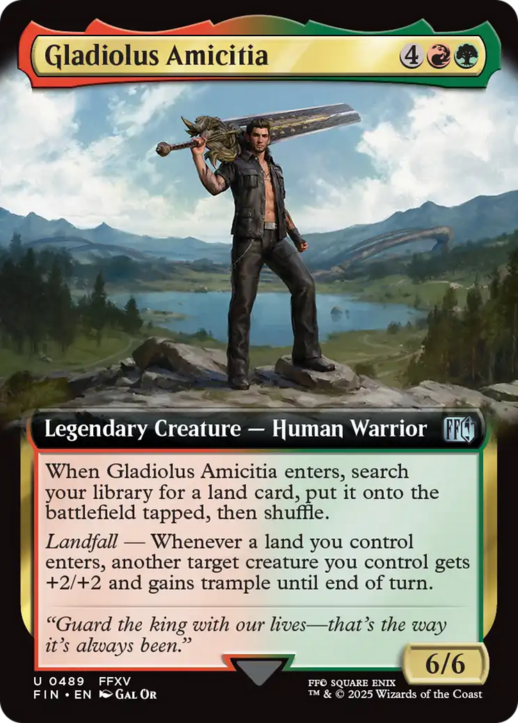 Gladiolus Amicitia (Extended Art) [FINAL FANTASY] | PLUS EV GAMES 