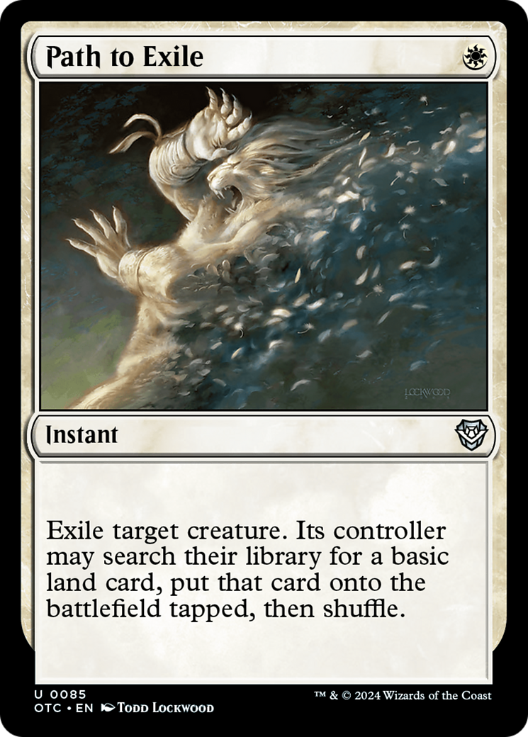 Path to Exile [Outlaws of Thunder Junction Commander] | PLUS EV GAMES 