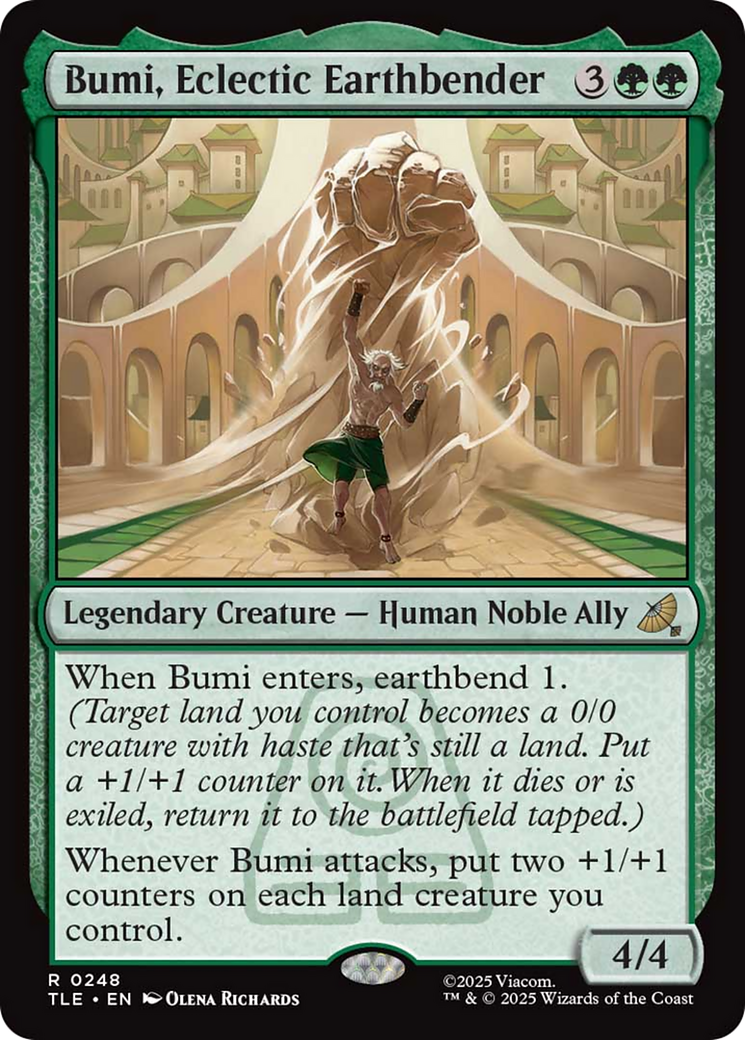 Bumi, Eclectic Earthbender [Avatar: The Last Airbender: Eternal-Legal] | PLUS EV GAMES 