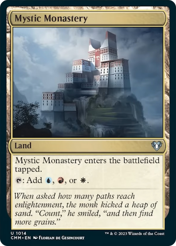Mystic Monastery [Commander Masters] | PLUS EV GAMES 