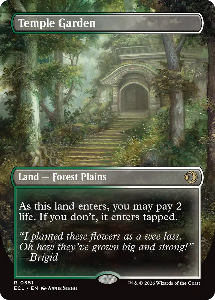 Temple Garden (Borderless) [Lorwyn Eclipsed] | PLUS EV GAMES 