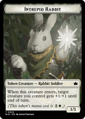 Bat // Intrepid Rabbit Double-Sided Token [Bloomburrow Tokens] | PLUS EV GAMES 