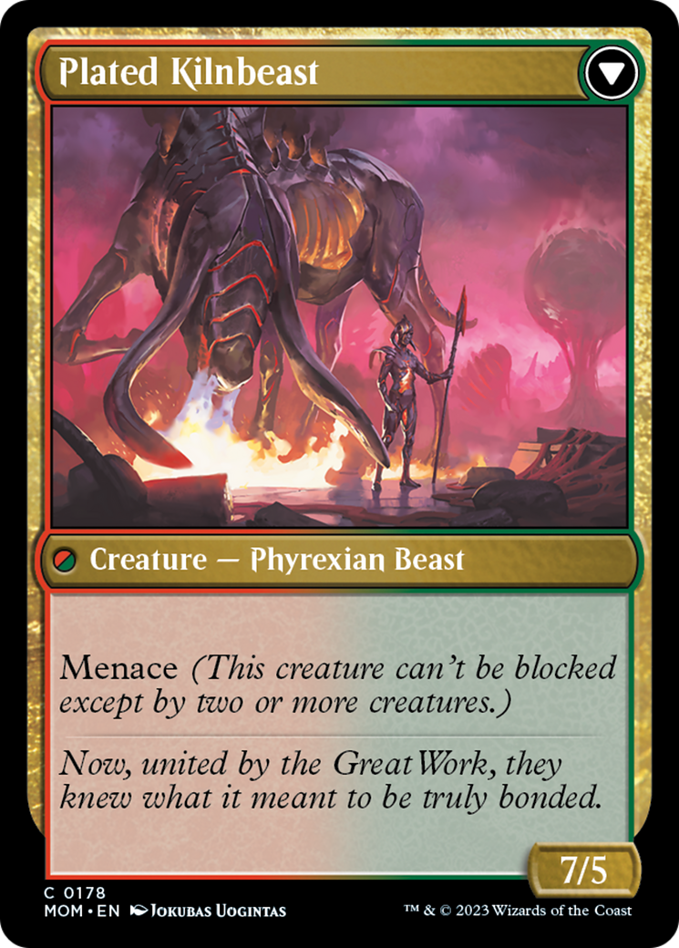 Bonded Herdbeast // Plated Kilnbeast [March of the Machine] | PLUS EV GAMES 