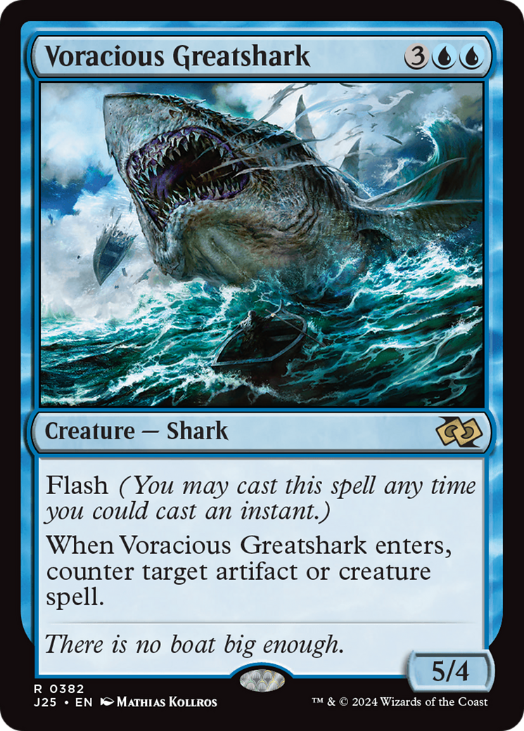 Voracious Greatshark [Foundations Jumpstart] | PLUS EV GAMES 