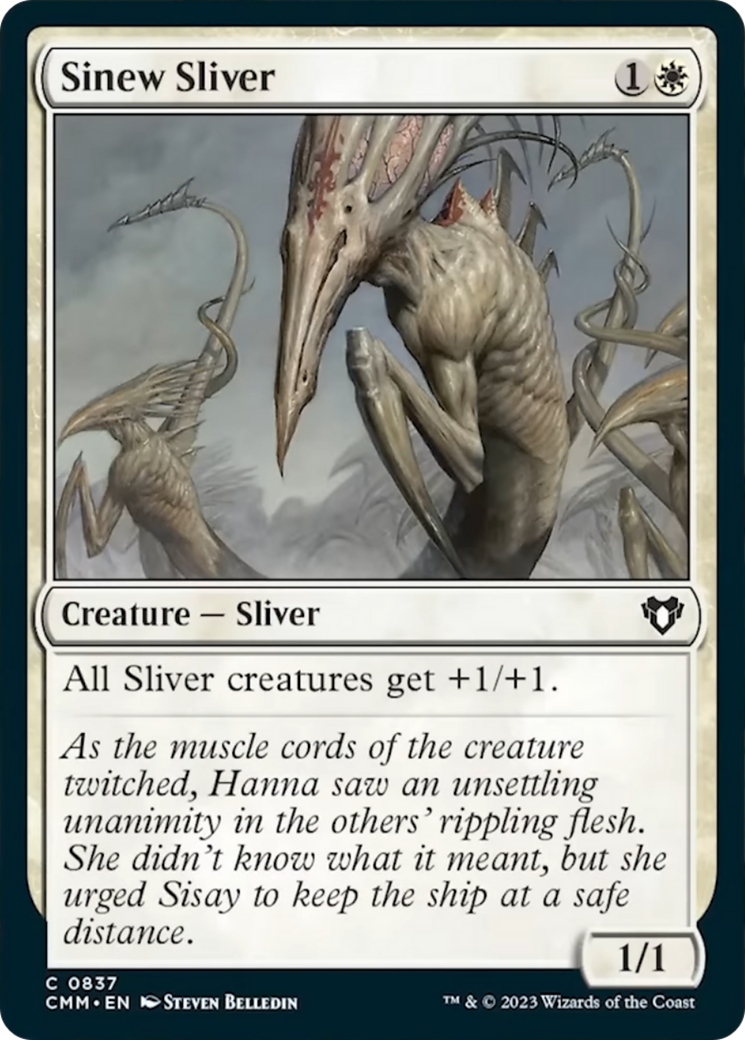 Sinew Sliver [Commander Masters] | PLUS EV GAMES 