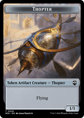 Thopter // Copy Double-Sided Token [Modern Horizons 3 Commander Tokens] | PLUS EV GAMES 