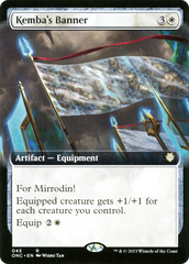 Kemba's Banner (Extended Art) [Phyrexia: All Will Be One Commander] | PLUS EV GAMES 