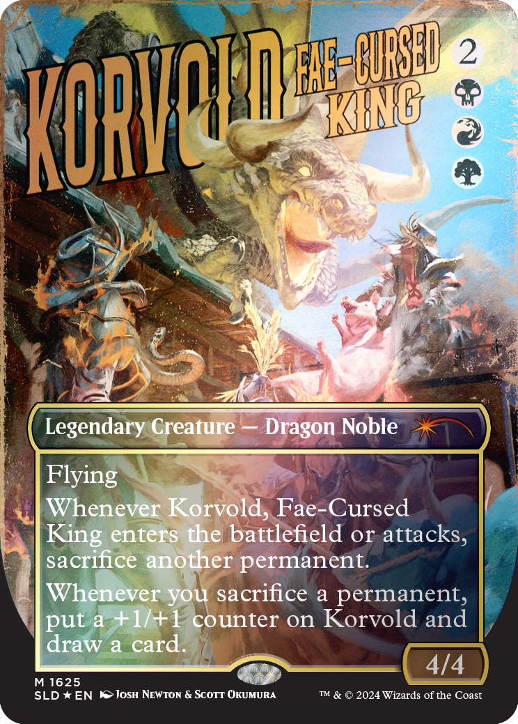 Korvold, Fae-Cursed King (Rainbow Foil) [Secret Lair Drop Series] | PLUS EV GAMES 