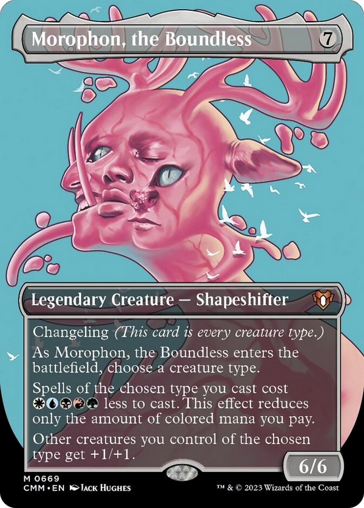 Morophon, the Boundless (Borderless Profile) [Commander Masters] | PLUS EV GAMES 