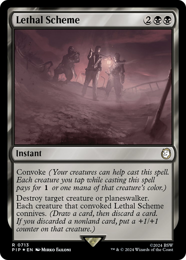 Lethal Scheme (Surge Foil) [Fallout] | PLUS EV GAMES 