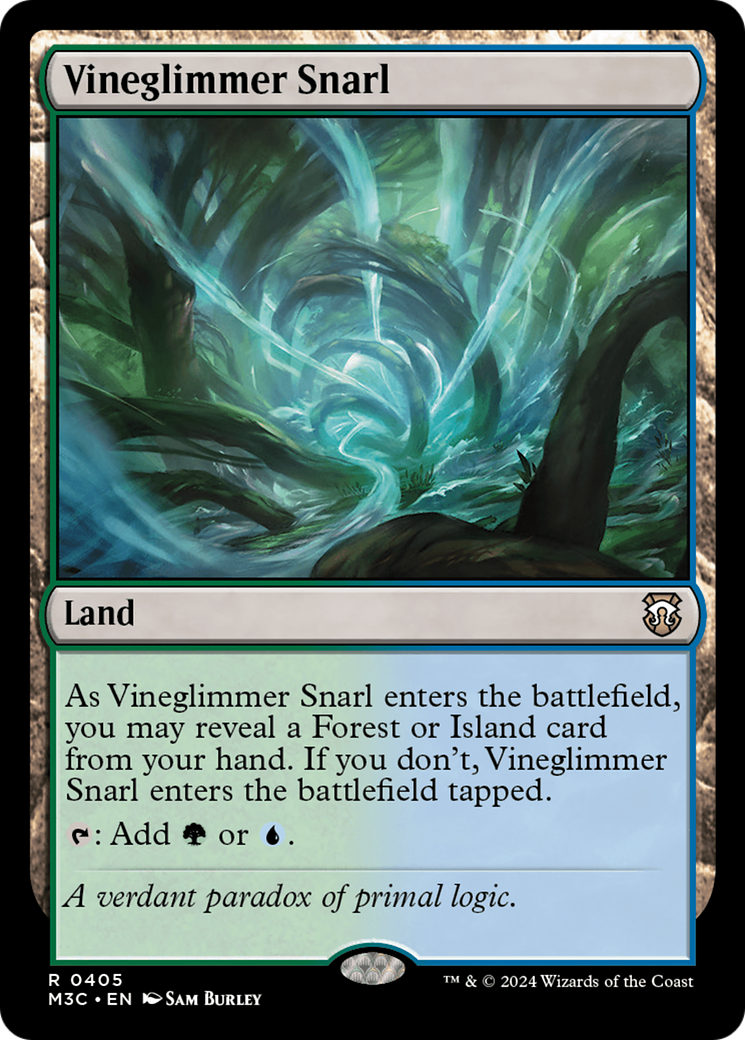 Vineglimmer Snarl (Ripple Foil) [Modern Horizons 3 Commander] | PLUS EV GAMES 