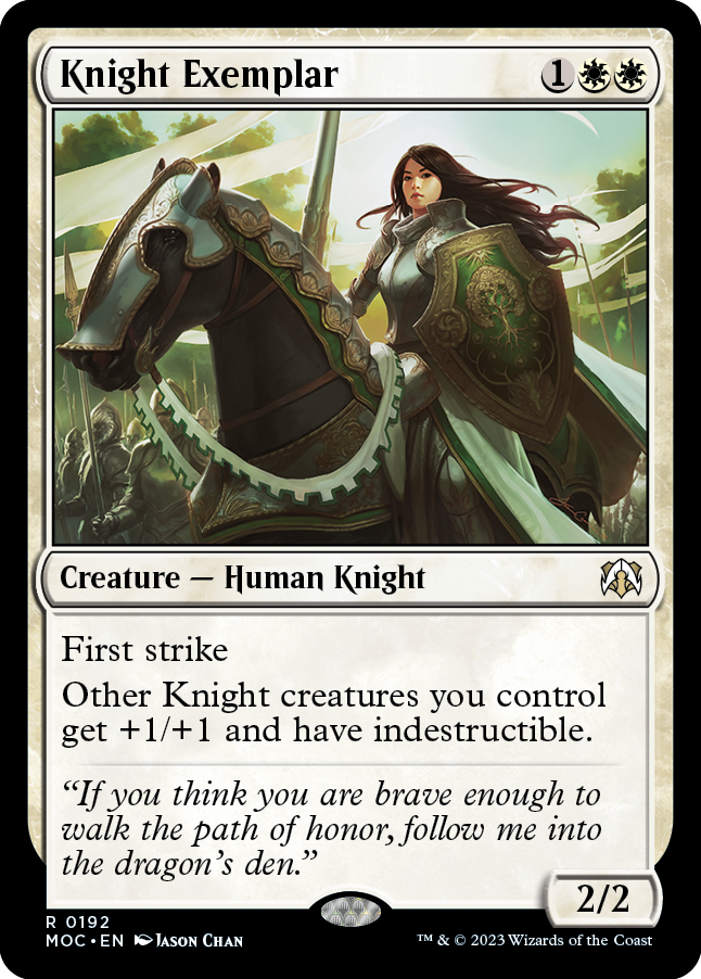 Knight Exemplar [March of the Machine Commander] | PLUS EV GAMES 