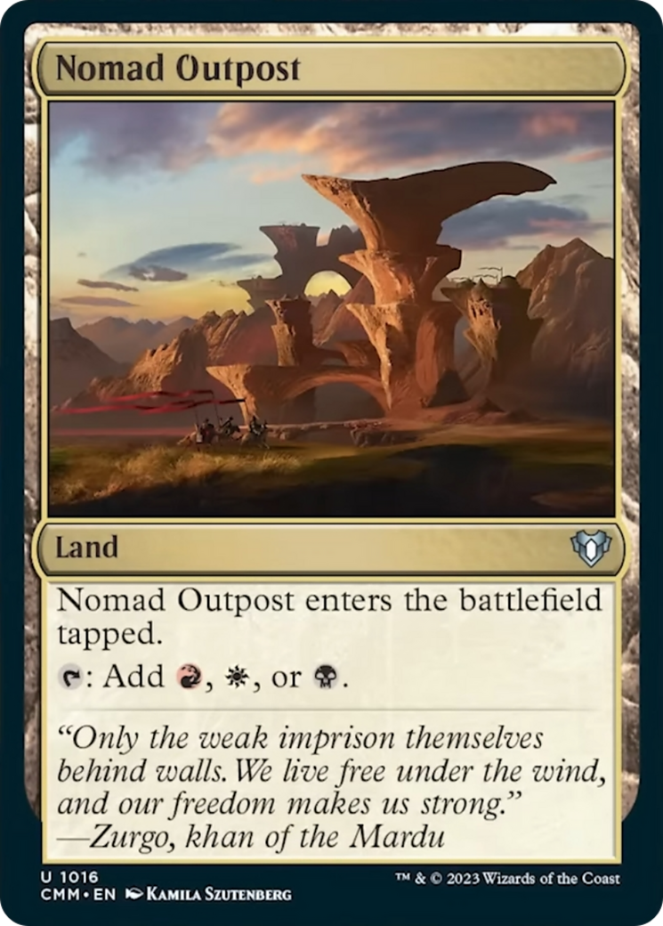 Nomad Outpost [Commander Masters] | PLUS EV GAMES 