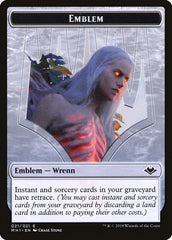 Elemental (008) // Wrenn and Six Emblem (021) Double-Sided Token [Modern Horizons Tokens] | PLUS EV GAMES 