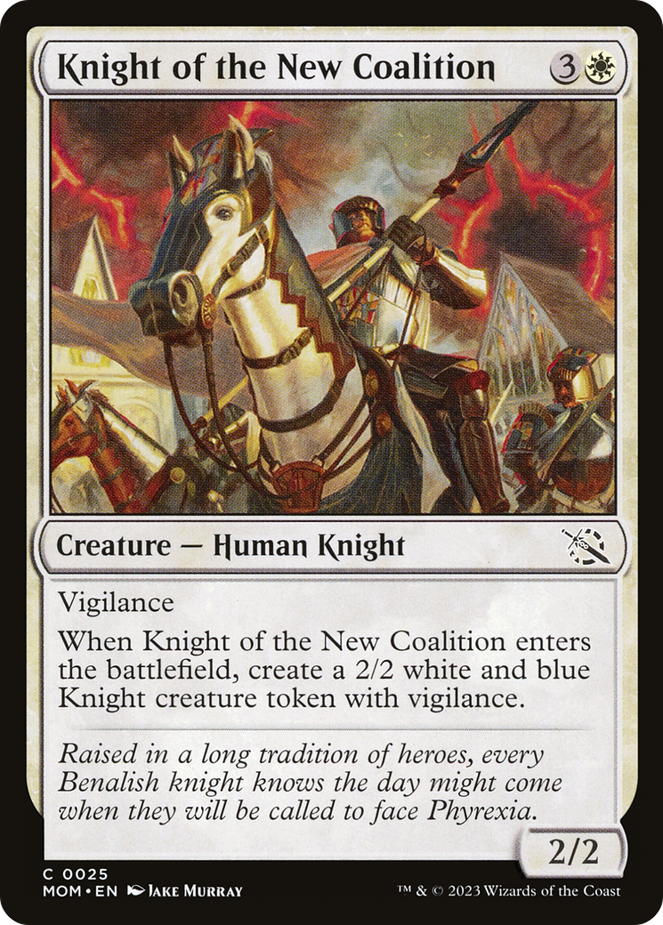 Knight of the New Coalition [March of the Machine] | PLUS EV GAMES 