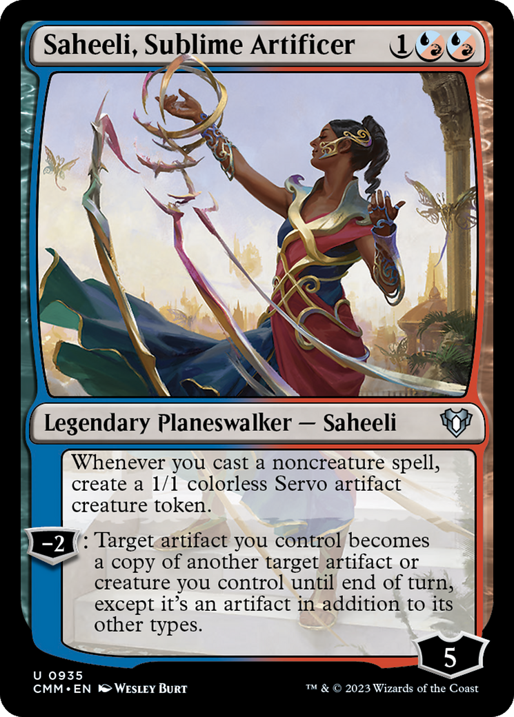 Saheeli, Sublime Artificer [Commander Masters] | PLUS EV GAMES 