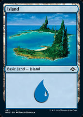 Island (483) (Foil Etched) [Modern Horizons 2] | PLUS EV GAMES 