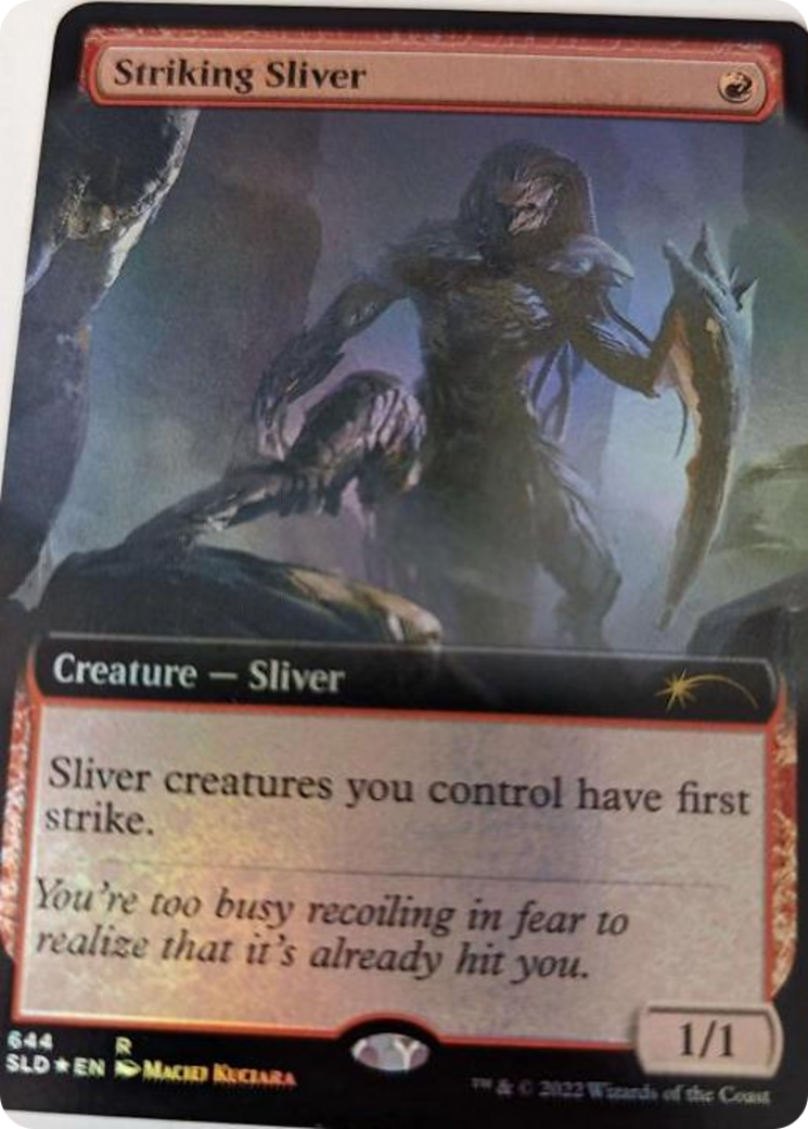 Striking Sliver (Extended Art) [Secret Lair Drop Series] | PLUS EV GAMES 