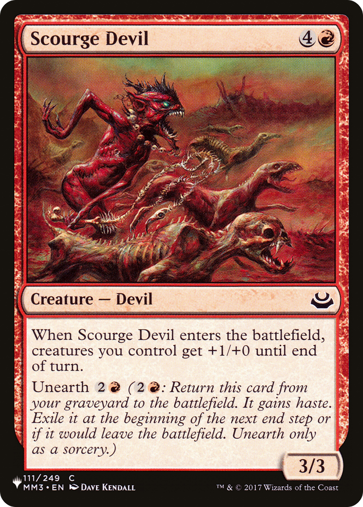 Scourge Devil [The List Reprints] | PLUS EV GAMES 