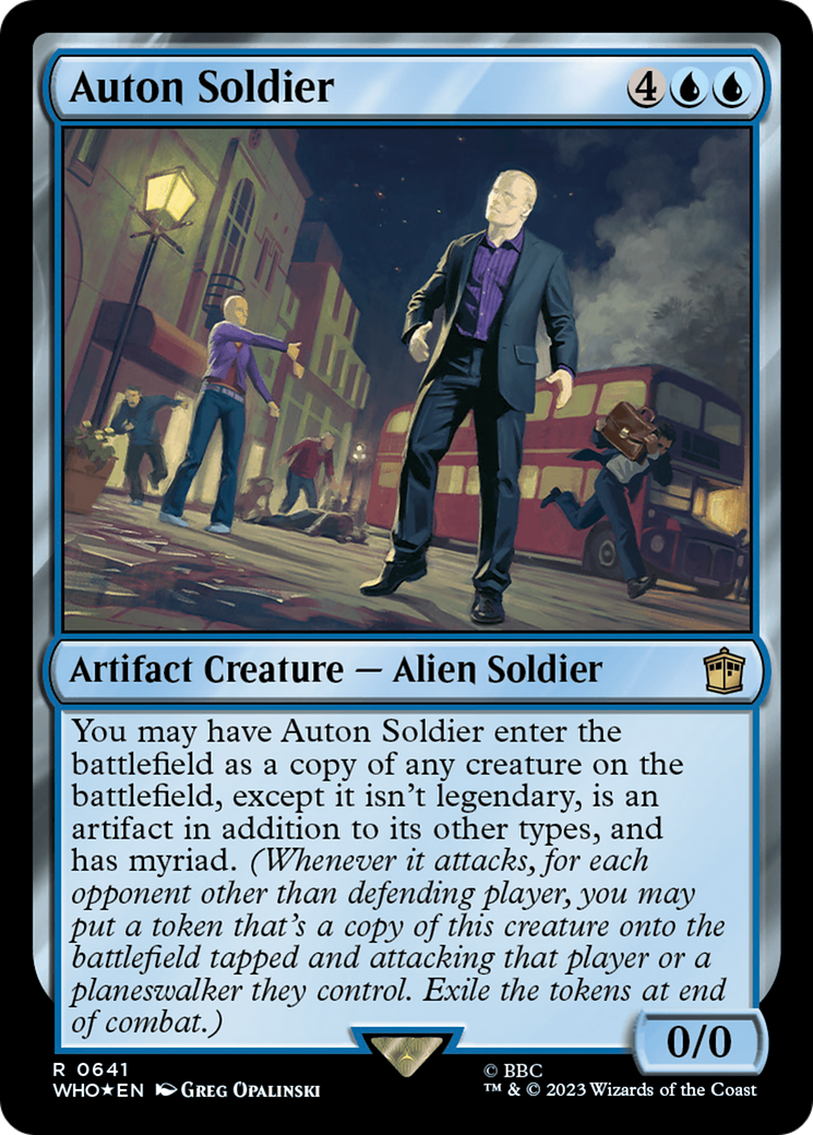 Auton Soldier (Surge Foil) [Doctor Who] | PLUS EV GAMES 