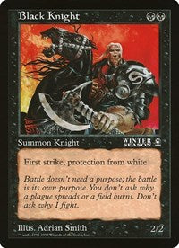 Black Knight (Oversized) [Oversize Cards] | PLUS EV GAMES 