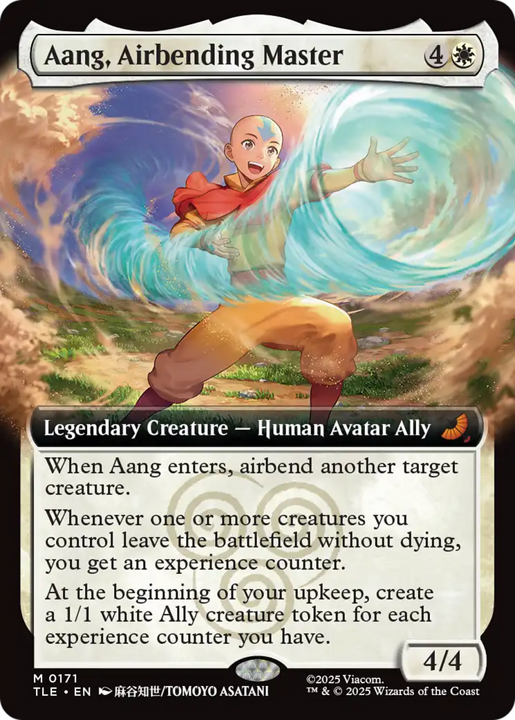 Aang, Airbending Master (Extended Art) [Avatar: The Last Airbender: Eternal-Legal] | PLUS EV GAMES 