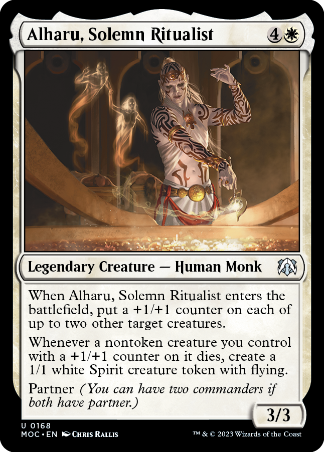 Alharu, Solemn Ritualist [March of the Machine Commander] | PLUS EV GAMES 