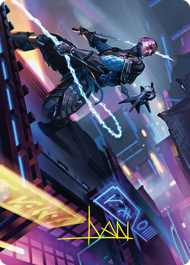 Kiora, the Rising Tide Art Card (30/54) (Gold-Stamped Signature) [Foundations Art Series] | PLUS EV GAMES 