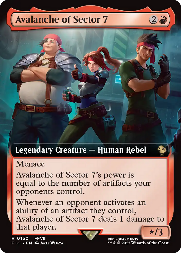 Avalanche of Sector 7 (Extended Art) [FINAL FANTASY Commander] | PLUS EV GAMES 