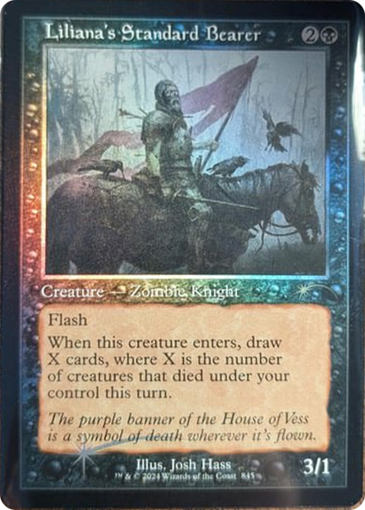 Liliana's Standard Bearer (Retro Frame) [Secret Lair Drop Series] | PLUS EV GAMES 