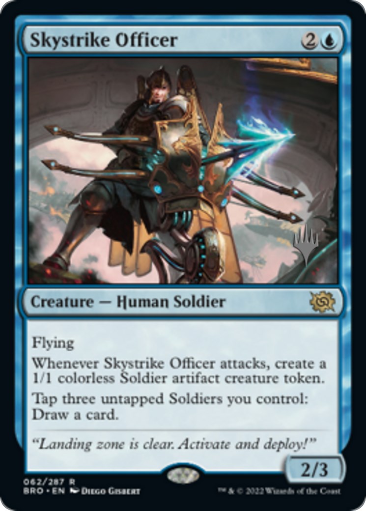 Skystrike Officer (Promo Pack) [The Brothers' War Promos] | PLUS EV GAMES 