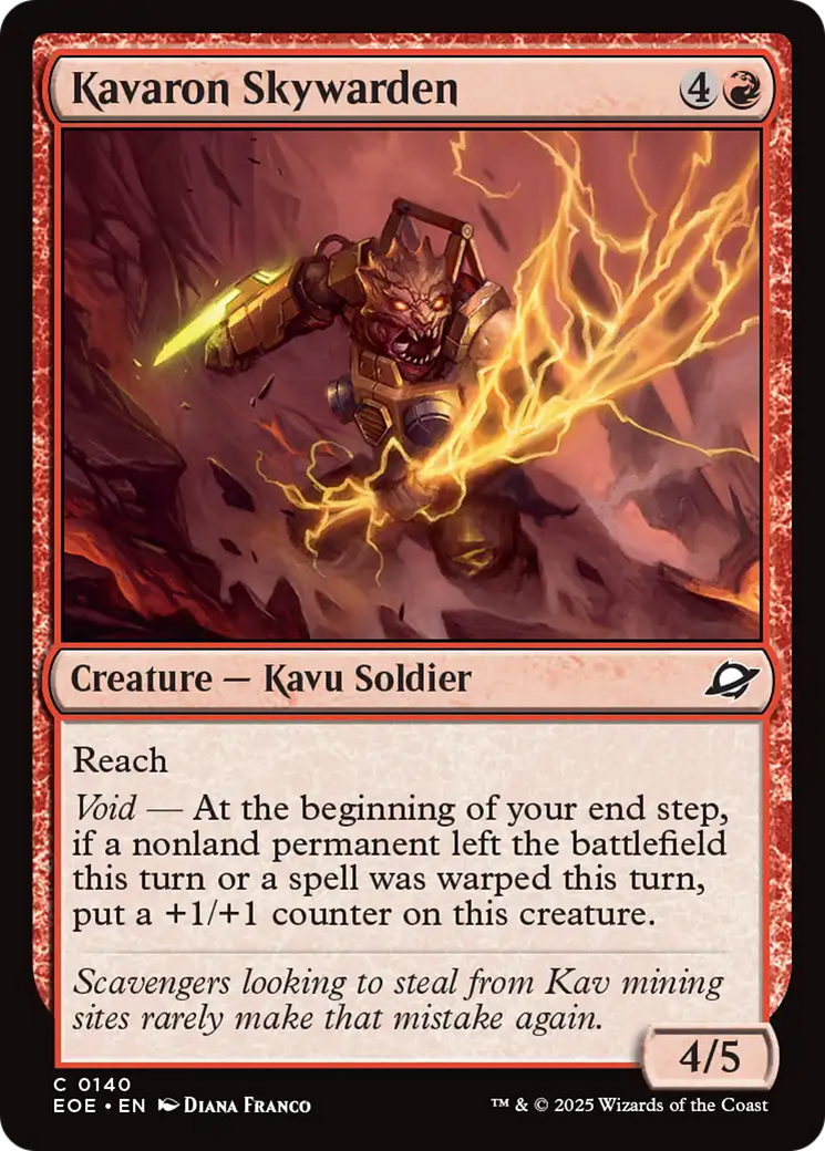 Kavaron Skywarden [Edge of Eternities] | PLUS EV GAMES 