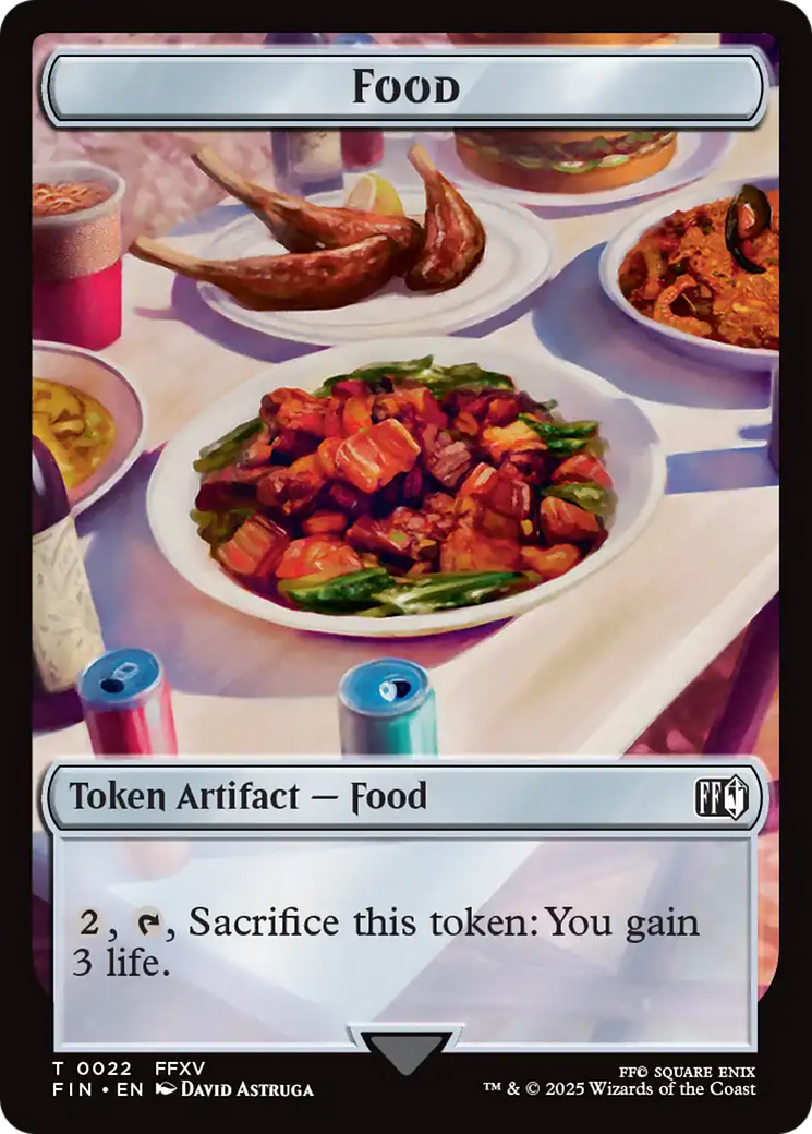 Hero (0002) // Food Double-Sided Token [FINAL FANTASY Tokens] | PLUS EV GAMES 