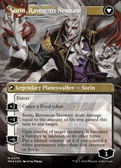 Sorin of House Markov // Sorin, Ravenous Neonate (Borderless) (Textured Foil) [Modern Horizons 3] | PLUS EV GAMES 