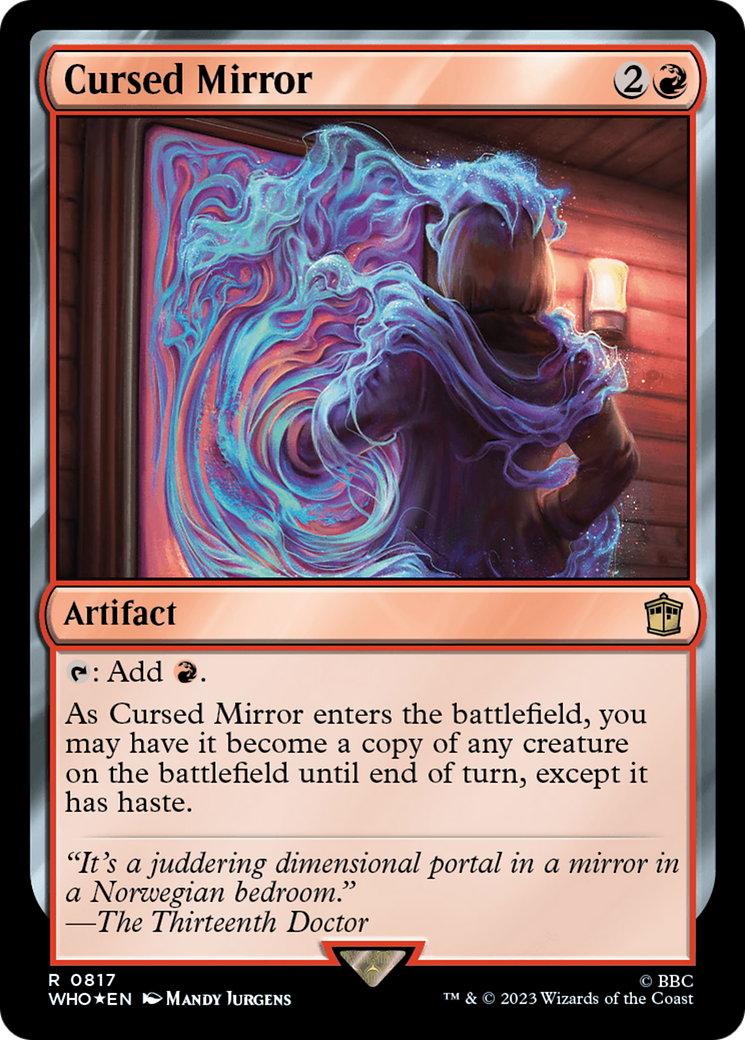 Cursed Mirror (Surge Foil) [Doctor Who] | PLUS EV GAMES 