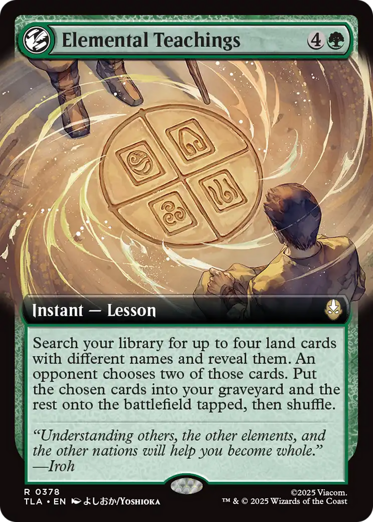 Elemental Teachings (Extended Art) [Avatar: The Last Airbender] | PLUS EV GAMES 