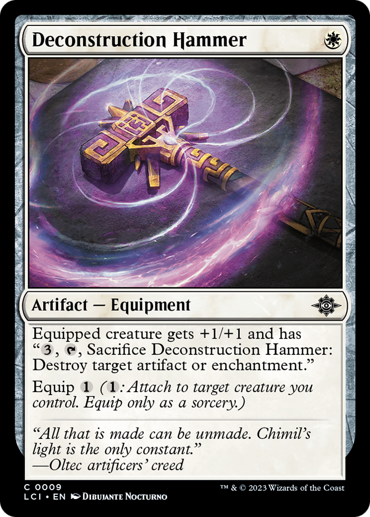 Deconstruction Hammer [The Lost Caverns of Ixalan] | PLUS EV GAMES 